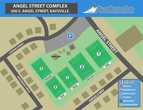 Angel Street Complex field map